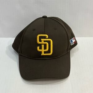 OC Sports San Diego Padres Cap Hat Brown Adjustable One Size Embroidered